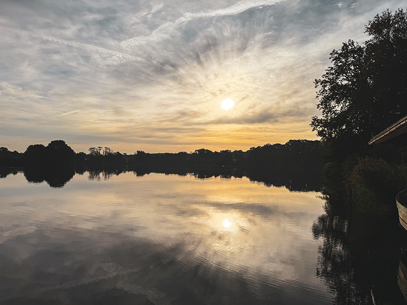 Sonnenuntergang, Eutiner See, Eutin, Natur, Wasser