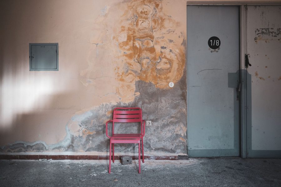 roter Stuhl, urban Place Roter Stuhl, urbaner Ort